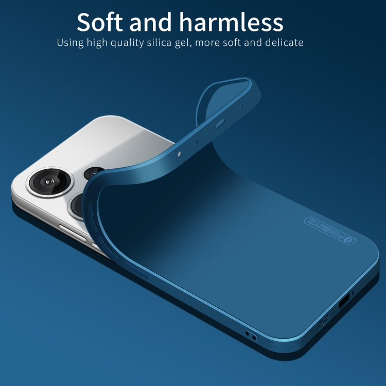 For Xiaomi Redmi Note 13 Pro+ PINWUYO Sense Series Liquid Silicone TPU Phone Case(Blue)