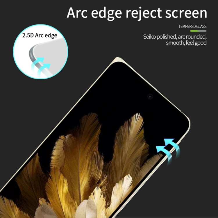 For OPPO Find N3 PINWUYO 9H 2.5D Full Screen Tempered Glass Film(Black)