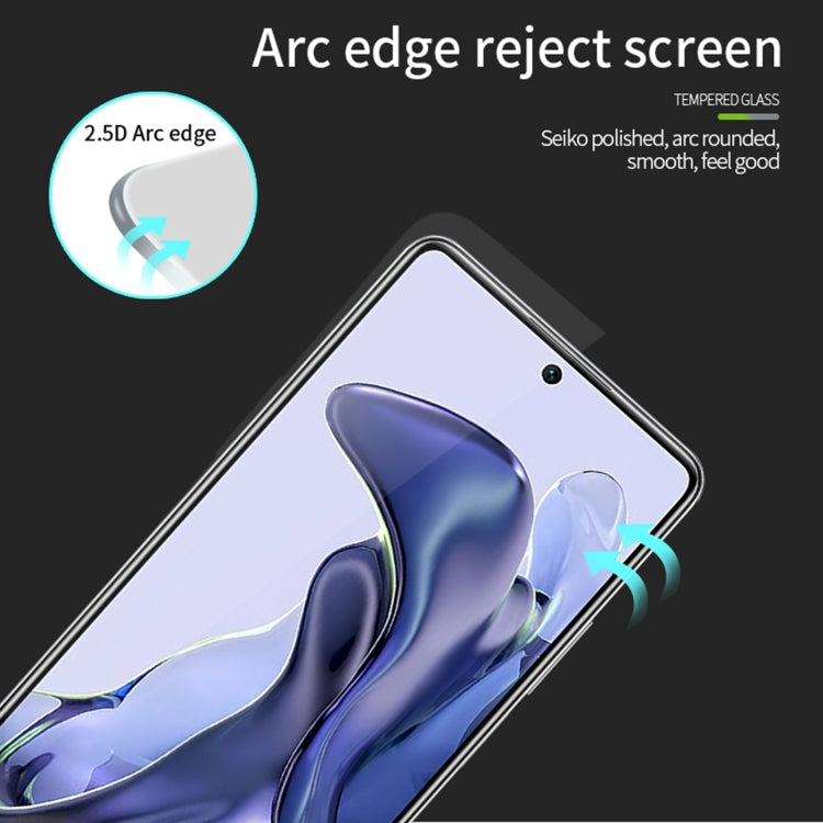 For OPPO A79 / A2 2023 PINWUYO 9H 2.5D Full Screen Tempered Glass Film(Black)