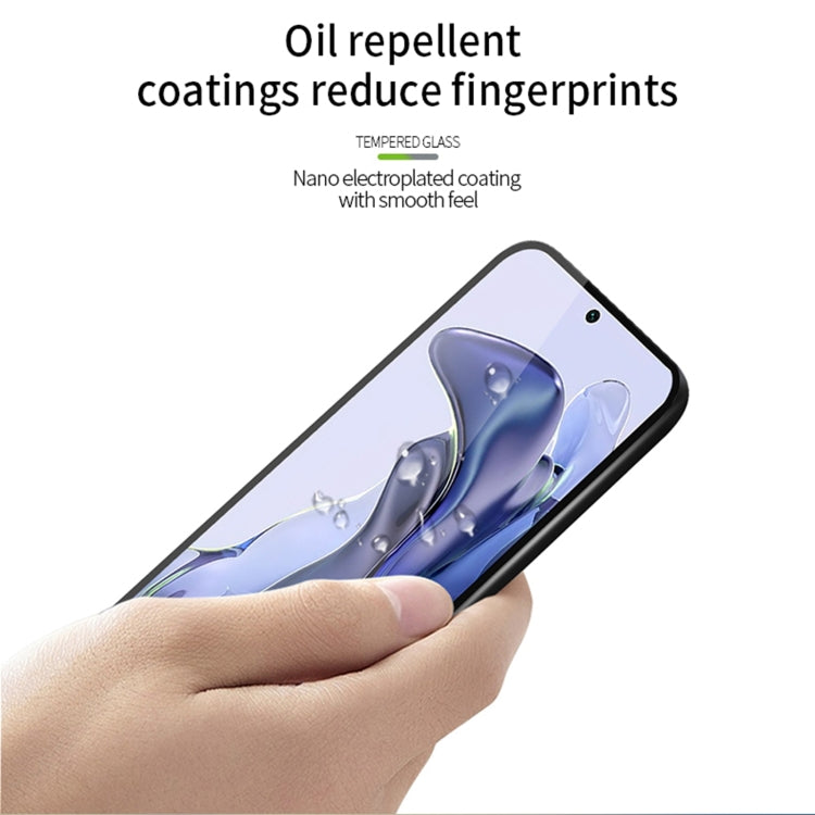 For OPPO A79 / A2 2023 PINWUYO 9H 2.5D Full Screen Tempered Glass Film(Black)