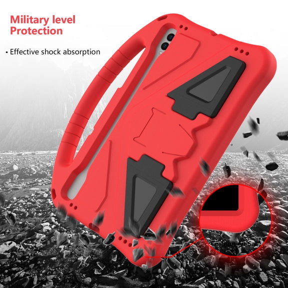 For Samsung Galaxy Tab S9 EVA Shockproof Tablet Case with Holder(Red)