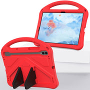 For Samsung Galaxy Tab S9 EVA Shockproof Tablet Case with Holder(Red)