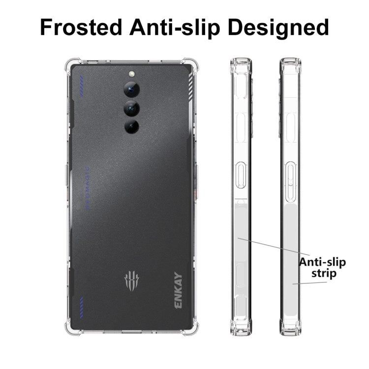 For ZTE Nubia Red Magic 8s Pro ENKAY Clear TPU Shockproof Anti-slip Phone Case