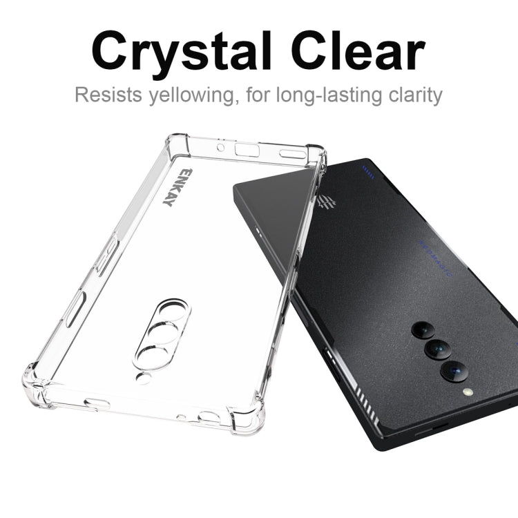 For ZTE Nubia Red Magic 8s Pro ENKAY Clear TPU Shockproof Anti-slip Phone Case