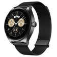 For Huawei Watch Buds Milan Double Magnetic Steel Mesh Watch Band(Black) - Watch Bands by PMC TechLife | Online Shopping South Africa | PMC TechLife