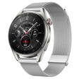 For Huawei Watch3 Pro New Milan Double Magnetic Steel Mesh Watch Band(Silver) - Watch Bands by PMC TechLife | Online Shopping South Africa | PMC TechLife