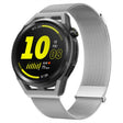 For Huawei Watch GT Runner Milan Double Magnetic Steel Mesh Watch Band(Silver) - Watch Bands by PMC TechLife | Online Shopping South Africa | PMC TechLife
