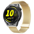 For Huawei Watch GT Runner Milan Double Magnetic Steel Mesh Watch Band(Gold) - Watch Bands by PMC TechLife | Online Shopping South Africa | PMC TechLife