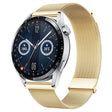 For Huawei Watch GT3 46mm Milan Double Magnetic Steel Mesh Watch Band(Gold) - Watch Bands by PMC TechLife | Online Shopping South Africa | PMC TechLife
