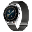 For Huawei Watch3 / Watch3 Pro Milan Double Magnetic Steel Mesh Watch Band(Gray) - Watch Bands by PMC TechLife | Online Shopping South Africa | PMC TechLife