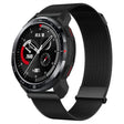 For Honor Watch GS Pro Milan Double Magnetic Steel Mesh Watch Band(Black) - Watch Bands by PMC TechLife | Online Shopping South Africa | PMC TechLife
