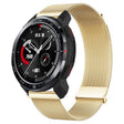 For Honor Watch GS Pro Milan Double Magnetic Steel Mesh Watch Band(Gold) - Watch Bands by PMC TechLife | Online Shopping South Africa | PMC TechLife