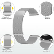 For Honor Watch Dream Milan Double Magnetic Steel Mesh Watch Band(Gray)
