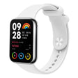 For Xiaomi Mi Band 8 Pro Solid Color Reverse Buckle Silicone Watch Band(White) - Watch Bands by PMC TechLife | Online Shopping South Africa | PMC TechLife