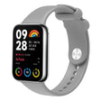 For Xiaomi Smart Band 9 Pro / 8 Pro Solid Color Reverse Buckle Silicone Watch Band(Gray) - Watch Bands by PMC TechLife | Online Shopping South Africa | PMC TechLife | Buy Now Pay Later Mobicred