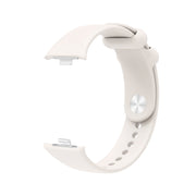 For Xiaomi Mi Band 8 Pro Solid Color Reverse Buckle Silicone Watch Band(Starlight Color)