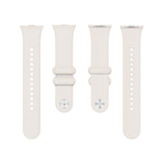 For Xiaomi Mi Band 8 Pro Solid Color Reverse Buckle Silicone Watch Band(Starlight Color)
