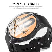 For Samsung Galaxy Watch6 40mm ENKAY Hat-Prince Full Coverage Transparent Soft TPU Case with Screen Protection