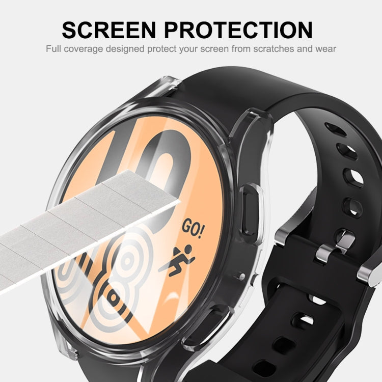 For Samsung Galaxy Watch6 44mm ENKAY Hat-Prince Full Coverage Transparent Soft TPU Case with Screen Protection