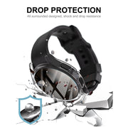 For Samsung Galaxy Watch6 44mm ENKAY Hat-Prince Full Coverage Transparent Soft TPU Case with Screen Protection