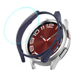 For Samsung Galaxy Watch6 Classic 43mm ENKAY Hat-Prince Electroplated Hard PC Case + 0.2mm 9H Glass Screen Protector(Dark Blue) - free shipping - PMC TechLife - Order now!