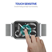 For Xiaomi Mi Band 8 Pro 2pcs ENKAY 0.2mm 9H Tempered Glass Screen Protector Watch Film