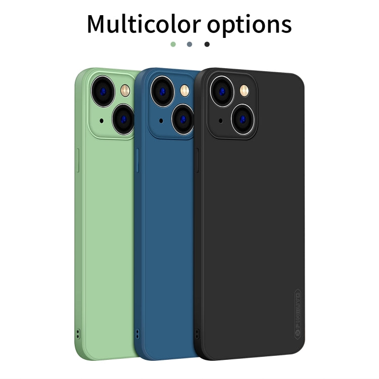 For iPhone 15 PINWUYO Sense Series Liquid Silicone TPU Phone Case(Green)