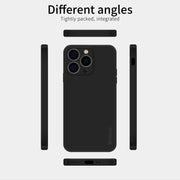 For iPhone 15 Pro PINWUYO Sense Series Liquid Silicone TPU Phone Case(Black)