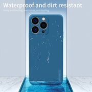 For iPhone 15 Pro Max PINWUYO Sense Series Liquid Silicone TPU Phone Case(Blue)