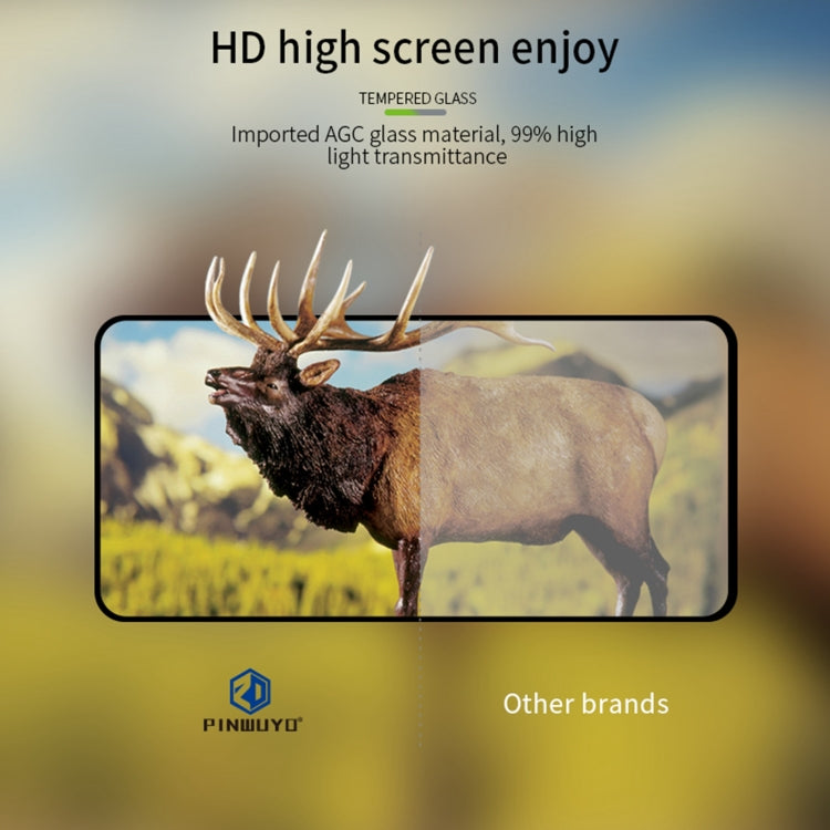 For Google Pixel 8 Pro PINWUYO 9H 2.5D Full Screen Tempered Glass Film(Black)