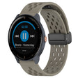 Compatible with Garmin Vivoactive3 Music 20mm Folding Magnetic Clasp Silicone Watch Band(Space Ash) - free shipping - PMC TechLife - Order now!