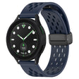 For Samsung Galaxy watch 5 Golf Edition 20mm Folding Magnetic Clasp Silicone Watch Band(Midnight Blue) - free shipping - PMC TechLife - Order now!
