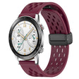 For Honor Watch GS 3i 22mm Folding Magnetic Clasp Silicone Watch Band(Wine Red) - free shipping - PMC TechLife - Order now!