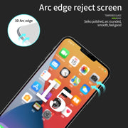 For iPhone 15 Pro Max PINWUYO 9H 3D Curved Full Screen Explosion-proof Tempered Glass Film(Black)