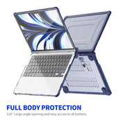 For MacBook Air 13.6 A2681 ENKAY Hat-Prince 3 in 1 Protective Bracket Case Cover Hard Shell with TPU Keyboard Film / PET Screen Protector, Version:US(Black)