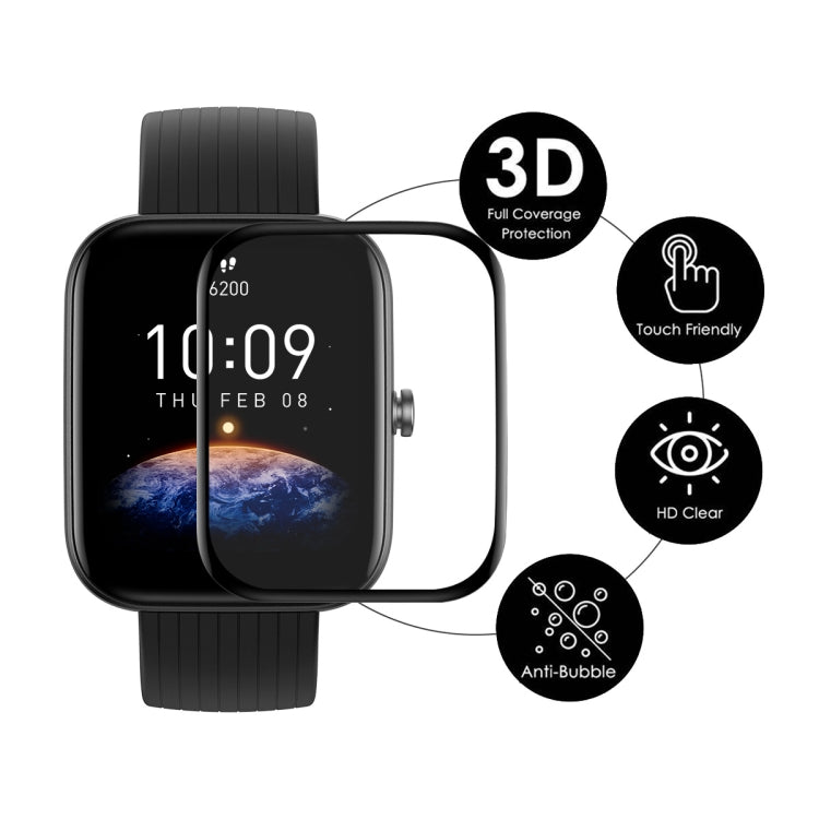 For Amazfit Bip 5 / Bip 5 Pro 2pcs ENKAY 3D Full Coverage Soft PC Edge PMMA HD Screen Film