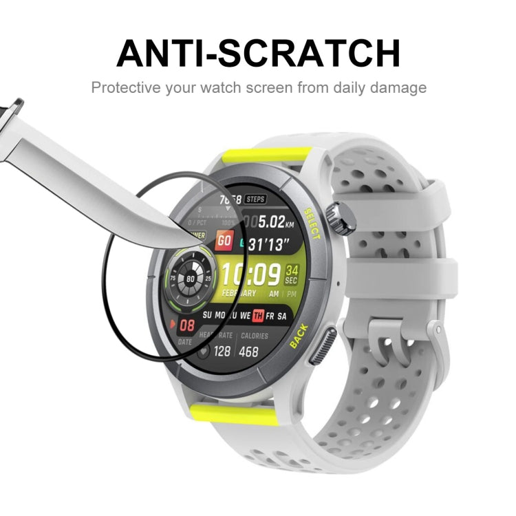 For Amazfit Cheetah / Cheetah Pro 5pcs ENKAY 3D Full Coverage Soft PC Edge PMMA HD Screen Film