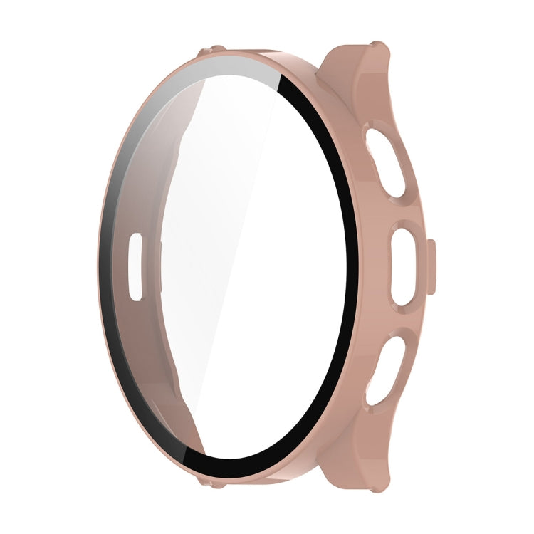 Compatible with Garmin Venu 3 ENKAY Hat-Prince Full Coverage PC + Tempered Glass Film Integrated Watch Case(Pink)