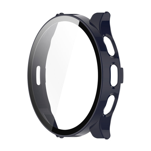 Compatible with Garmin Venu 3S ENKAY Hat-Prince Full Coverage PC + Tempered Glass Film Integrated Watch Case(Dark Blue)