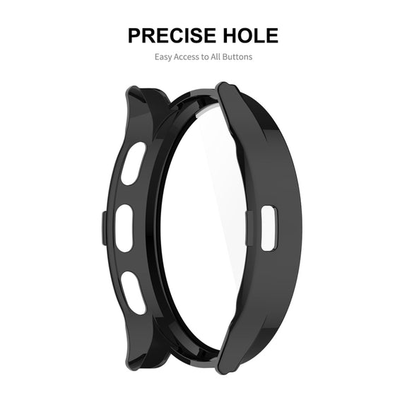 Compatible with Garmin Venu 3S ENKAY Hat-Prince Full Coverage PC + Tempered Glass Film Integrated Watch Case(Dark Blue)