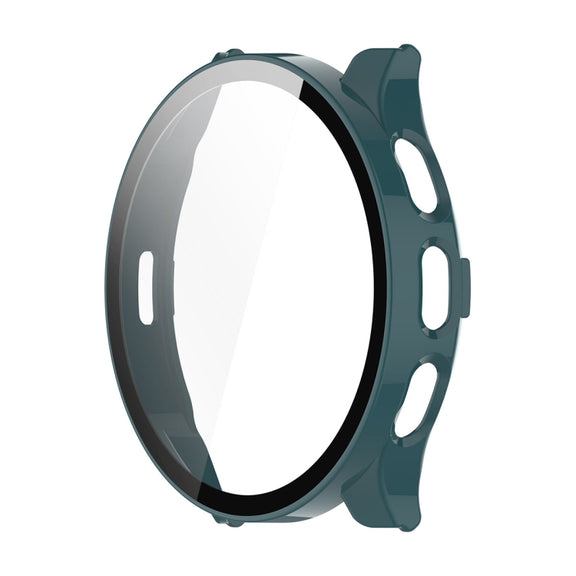 Compatible with Garmin Venu 3S ENKAY Hat-Prince Full Coverage PC + Tempered Glass Film Integrated Watch Case(Dark Green)