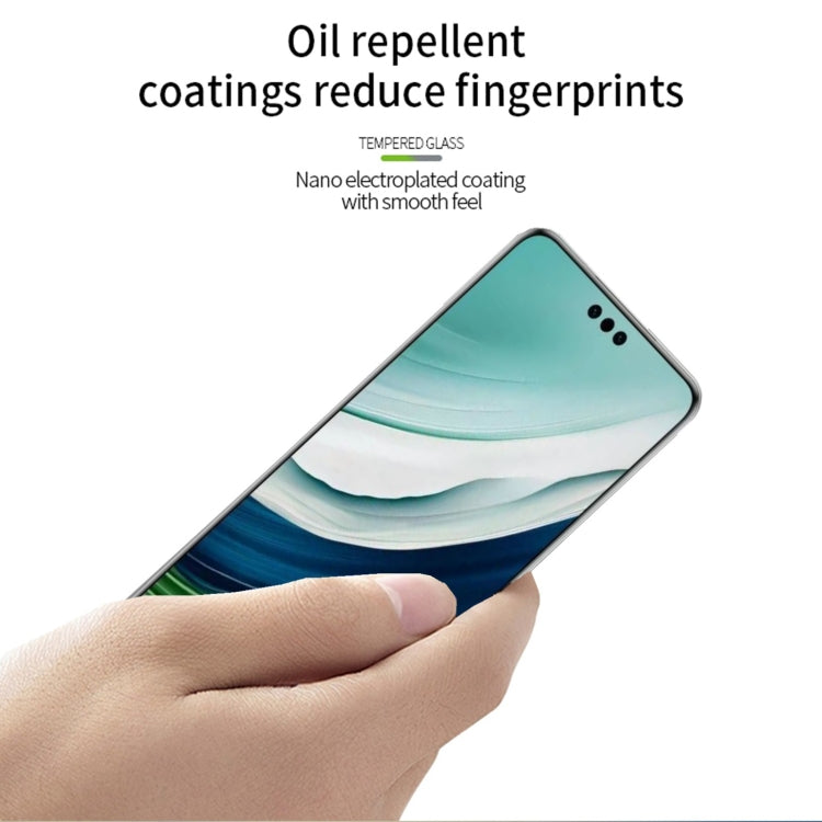 For Huawei Mate 60 Pro PINWUYO 9H 3D Hot Bending Tempered Glass Film(Black)