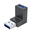 ENKAY USB 3.0 Adapter 90 Degree Angle Male to Female Combo Coupler Extender Connector, Angle:Vertical Down - free shipping - PMC TechLife - Order now!