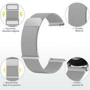 For Huawei Watch GT 4 41mm Milan Dual Mmagnetic Steel Mesh Watch Band(Black)