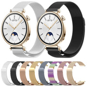 For Huawei Watch GT4 46mm Milan Magnetic Steel Mesh Watch Band(Black)