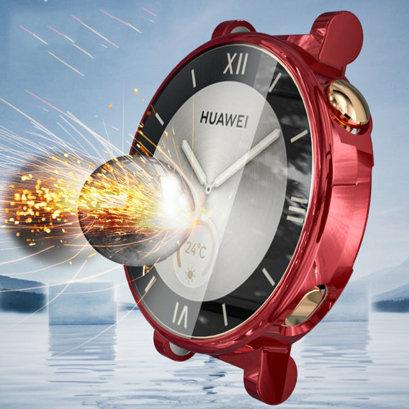 For Huawei Watch GT 4 46mm TPU All-Inclusive Watch Protective Case(Pink)