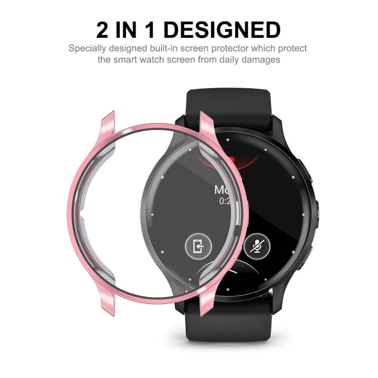 Compatible with Garmin Venu 3 ENKAY Hat-Prince Full Coverage Electroplated TPU Watch Case with Screen Protection(Gold)