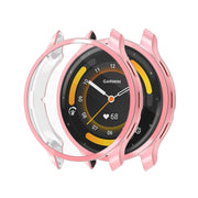 Compatible with Garmin Venu 3S ENKAY Hat-Prince Full Coverage Electroplated TPU Watch Case with Screen Protection(Pink)