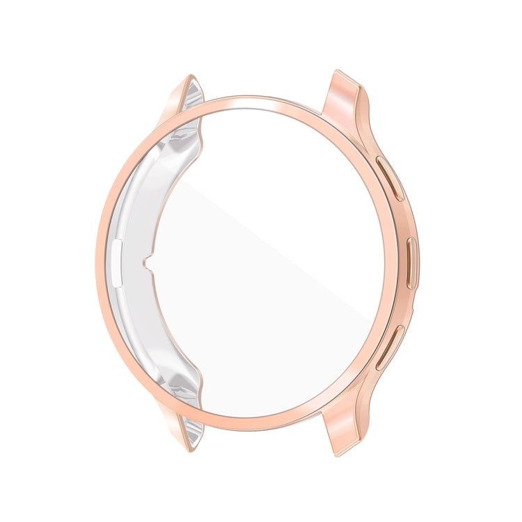 Compatible with Garmin Venu 3S ENKAY Hat-Prince Full Coverage Electroplated TPU Watch Case with Screen Protection(Rose Gold)