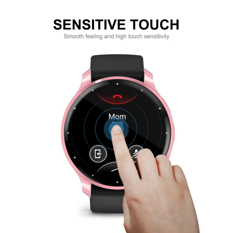 Compatible with Garmin Venu 3S ENKAY Hat-Prince Full Coverage Electroplated TPU Watch Case with Screen Protection(Rose Gold)